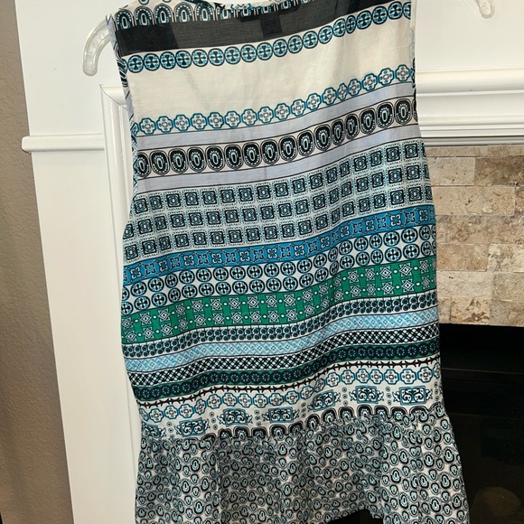 Diane Von Furstenberg DVF Kenna Printed Silk Cotton Blend Blouse Top Small - Picture 4 of 6